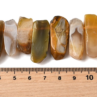Природные Ботсвана агат бисер нитей G-S386-D02-1