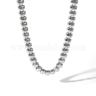 Комплекты цепочек и браслетов из нержавеющей стали 304 в виде бобов для унисекс KH5029-1-1