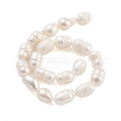 Нити из натурального культивированного пресноводного жемчуга PEAR-P062-06B-1-1