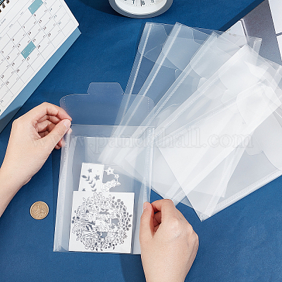 39 шт. 3-х видов полипропиленовых пластиковых конвертов AJEW-GL0001-33-1