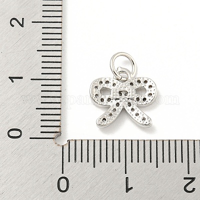 Покрытие стойки латунь микропаве прозрачные подвески из кубического циркония KK-B093-01A-P-1