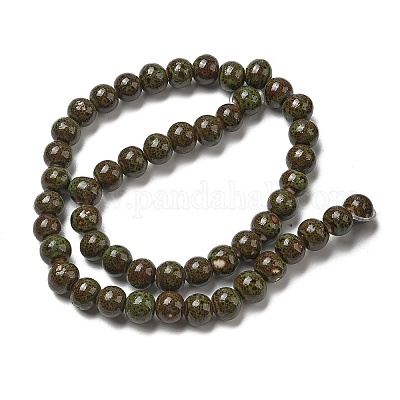 Фарфора ручной работы бисер нитей PORC-B002-19A-1