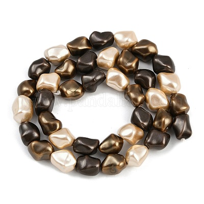 Гальванические оболочки жемчужные бусы пряди BSHE-H113-05G-1