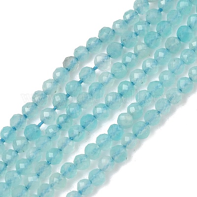Природных амазонит бисер нитей&nbsp;G-B168-A13-2mm-1