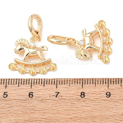 Латунный микро-паве кубический цирконий KK-A279-07G-1