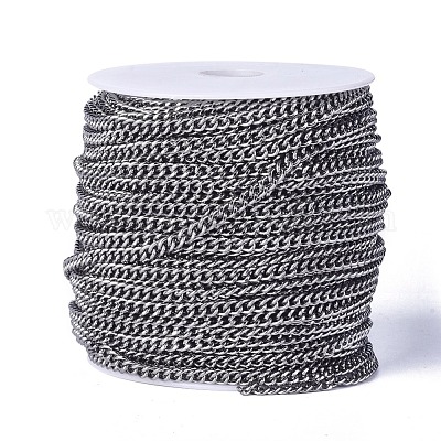 Железные кубинские звенья цепи CH-R013-5x4mm-B-1