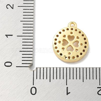 Стойка покрытие латунь микропаве прозрачный кубический цирконий подвеска кабошон оправы KK-L224-048G-1