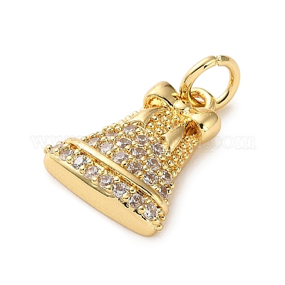 Латунные микро проложить кубического циркония подвески KK-I383-05G-01-1