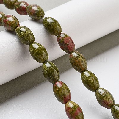 Природные Unakite бисер нитей G-B106-B26-01-1