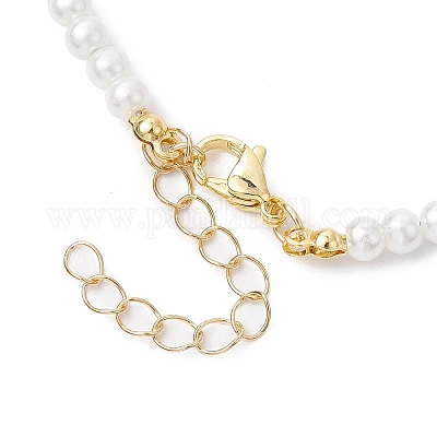 Ожерелья с подвесками-бабочками из сплава акрила NJEW-JN04782-02-1