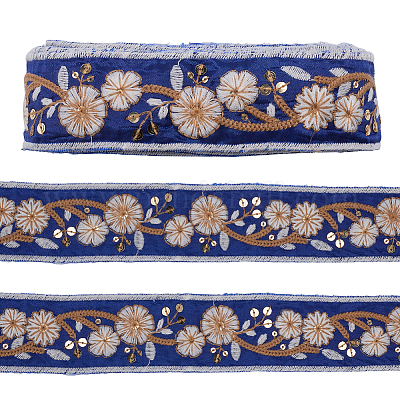 5 ярд полиэстеровой ленты для вышивки DIY-CY0001-82D-1