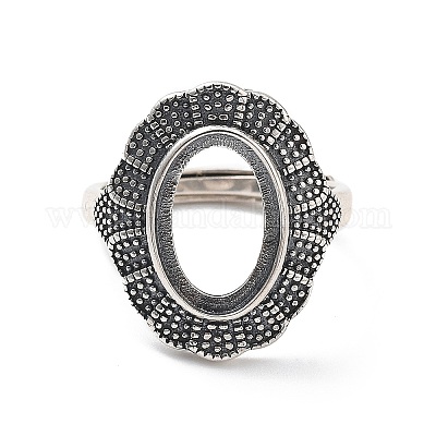 925 регулируемое кольцо из стерлингового серебра STER-C011-03AS-1