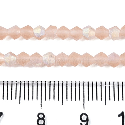 Имитируют нити бус из матового стекла из австрийского хрусталя EGLA-A039-T2mm-MB12-1