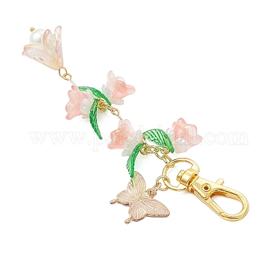 Акриловые цветочные подвески HJEW-JM04196-02-1