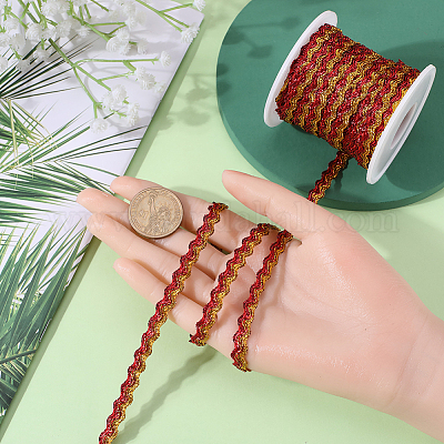 1 шт. блестящие волнистые полиэстеровые ленты OCOR-GF0002-99C-1