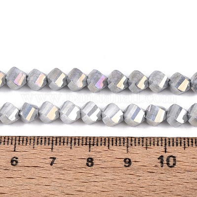 Антикоррозийные гальванические стеклянные бусины GLAA-T025-6mm-14A-1