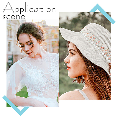 100 комплект заклепок-гвоздиков из АБС-пластика с имитацией жемчуга KY-GF0001-25-1