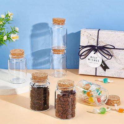 Пустая стеклянная бутылка AJEW-WH0470-43B-1