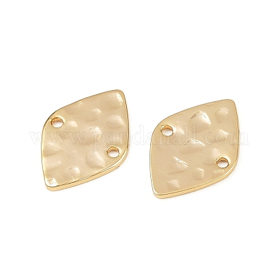 Латунные текстурированные геометрические подвески-соединители KK-B137-10G-02-1