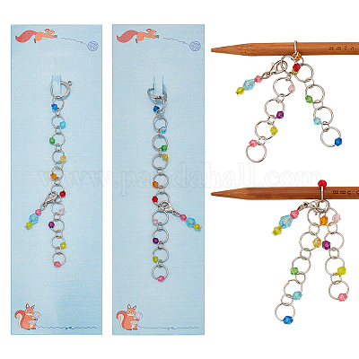 Акриловые цепочки для вязания рядов HJEW-NB00101-1