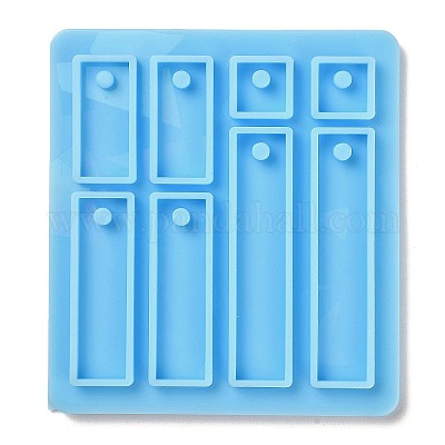 Голографический кулон прямоугольной формы DIY-K063-07-1