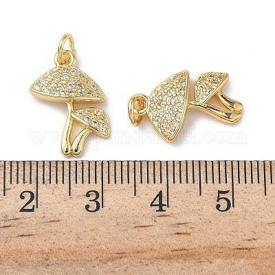 Латунные микро проложить кубического циркония подвески KK-H522-01D-G-1