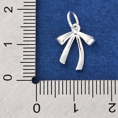 925 серебряная подвеска с бантом STER-A032-03S-1