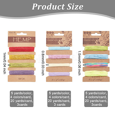 9 карта наборов нейлоновых ниток NWIR-OC0001-08-1