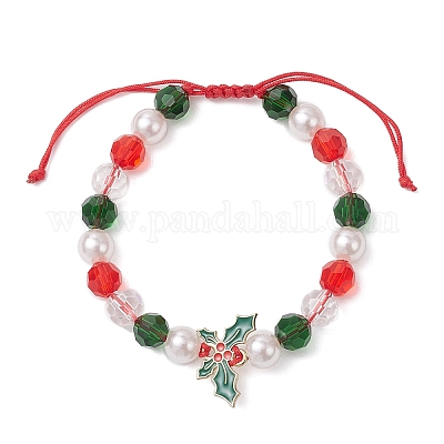 Стеклянные браслеты BJEW-JB12438-01-1