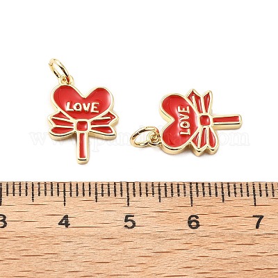 Латунь эмаль подвески KK-L237-025G-02-1