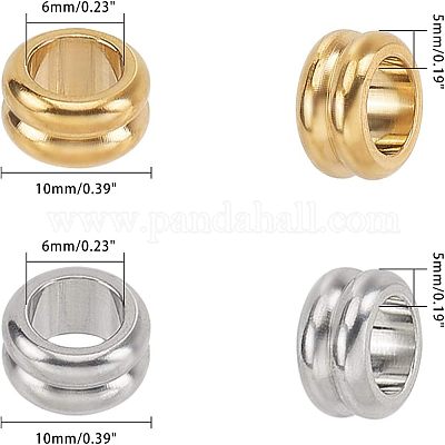 Бусины из нержавеющей стали 304 STAS-UN0004-37-1