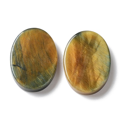 Природных тигровый глаз кабошонов G-C081-03C-1