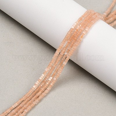 Натуральный Sunstone бисер пряди G-K399-B06-01-1