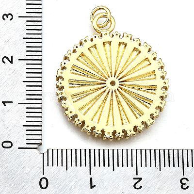 Стойки обшивки латунь микро проложить Циркон подвеску X-KK-K401-79G-1