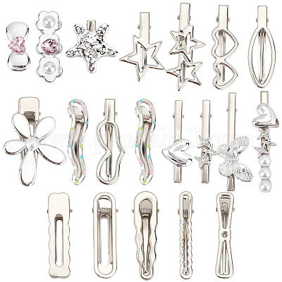 Заколки для волос из цинкового сплава и железа из кожи аллигатора PHAR-SP0001-04A-1