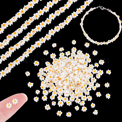 4 нити стеклянных бусин миллефиори ручной работы LAMP-GA0001-17A-02-1