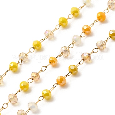 Ионное покрытие (ip) настоящие звенья цепи из хирургической нержавеющей стали 316 с покрытием из 18-каратного золота CHS-G033-02G-1