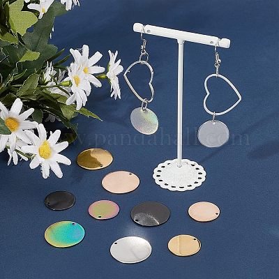 20 шт. 10 стиля ионного покрытия (IP) 304 нержавеющая сталь подвески STAS-UN0032-07-1