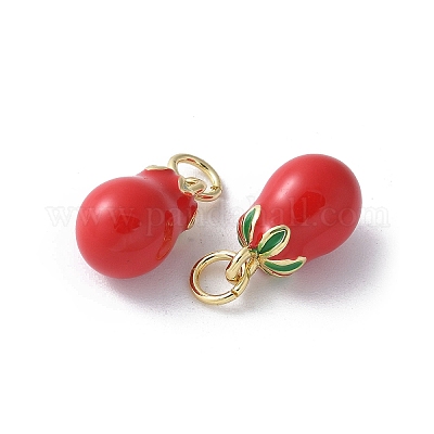 Латунь эмаль подвески KK-D336-05G-01-1