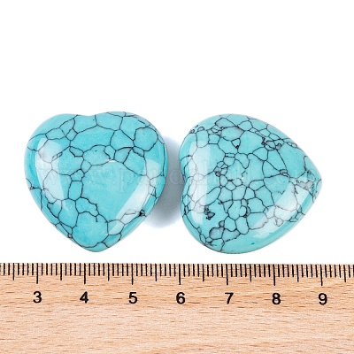 Piedras curativas de turquesa sintética al por mayor para
