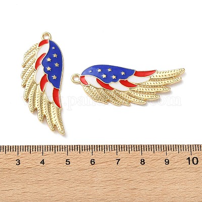 Подвески из сплава с эмалью ко дню независимости ENAM-I069-02G-01A-1