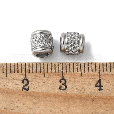 Европейские бусины из нержавеющей стали 304 STAS-S169-03B-P-1