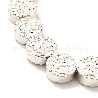 Гальванические нити из синтетических немагнитных гематитовых бусин G-L613-K01-01A-1