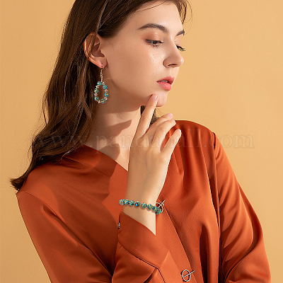 Синтетического малахита бисер нитей G-AR0002-62-1