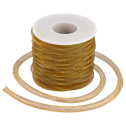300 Perles Entretoises Tube Ton Or 5x10mm – Pour Création De Bijoux