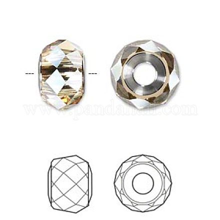 Austrian Crystal Rhinestone Beads 5948-14mm-001GSHA(U)-1