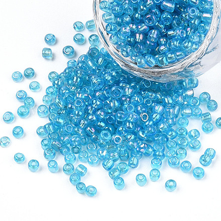 Perles de rocaille en verre rondes SEED-A007-3mm-163-1