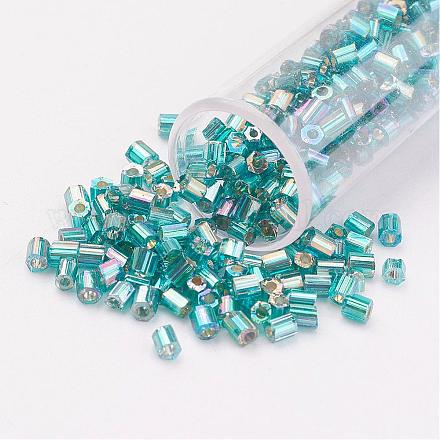 Perlas de vidrio de taladro redondo de dos-agujeros 11/0 SEED-G006-2mm-651-1