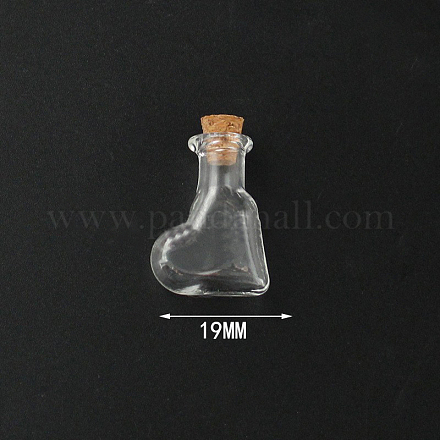 Mini contenedores de cuentas de botella de vidrio de borosilicato alto BOTT-PW0001-261B-1