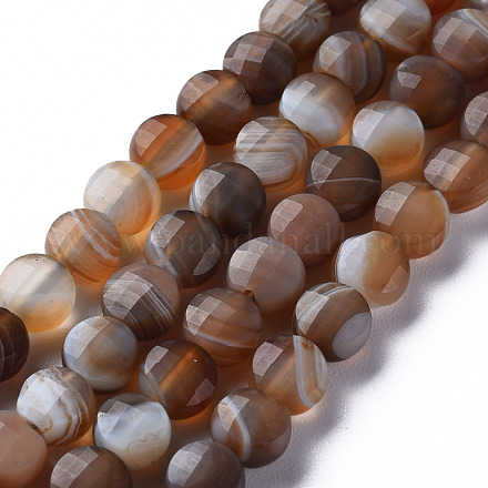 Filo di perline di agata naturale G-N326-98F-1